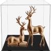 Clear Acrylic Display Case,Self-Assembly display cases for figures,countertop Box Cube Organizer Stand Riser Dustproof Showcase for Basketball Soccer ball Figure Toys Collectibles(10.2x10.2x10.2 inch) view 2