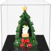 Clear Acrylic Display Case,Self-Assembly display cases for figures,countertop Box Cube Organizer Stand Riser Dustproof Showcase for Basketball Soccer ball Figure Toys Collectibles(10.2x10.2x10.2 inch) view 4