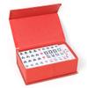 SHATONG Mahjong Sets Chinese Mahjong Game Set 144 Tiles Portable Travel Majhong Games Set for Home Party Family view 1