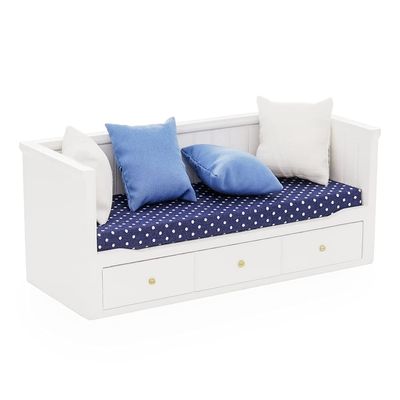 Odoria 1/12 Scale Miniature Couch Sofa Day Bed Dollhouse Furniture Accessories for 6 inch Dolls