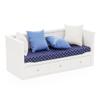 Odoria 1/12 Scale Miniature Couch Sofa Day Bed Dollhouse Furniture Accessories for 6 inch Dolls view 1