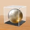 Clear Acrylic Display Case,Self-Assembly Acrylic Display Box,Countertop Box Cube Organizer Stand Riser Dustproof Protection Showcase for Action Figures Toys Collectibles (11.8x11.8x11.8 inch) view 3