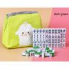 SHATONG 24mm Mini Travel Small Mahjong Chinese Mahjong Game Set Outdoor Travel Portable Small Mahjong view 2