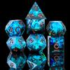Sharp Edge DND Dice Set Handmade 7 Accessories Dice for Dungeons and Dragons TTRPG Games, Multi-Sided RPG Polyhedral Resin Sharp Edge Dice Roleplaying Games view 2