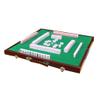 SHATONG Chinese Mahjong Set 144 Tiles Game Set,1 Storage Table,1 Box,1 Tote Bag,4 Card Ruler,4 Dice,1 Tablecloth,Portable Travel Majhong Games Set for Home Party Family view 1