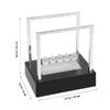 Newton's Cradle Balance Pendulum Balls Office Decoration with Black Base Desk LED Light Up Swinging Kinetic Balls Fun Science Physics Tool view 3