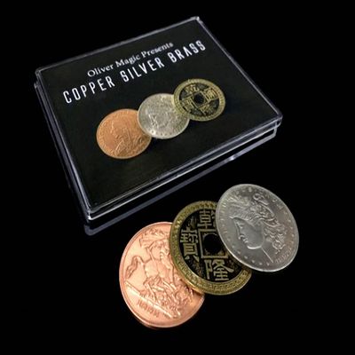 Copper Silver Brass (CSB) - Close Up Trick / Magic Trick / Magic Props / Party Trick / Magic Gimmick