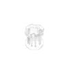 Eske Kouri Gobricks GDS-617 Technical Bush Compatible 6590 3713 Pieces of Children's Toys (40 Trans-Clear(180),1000PCS) view 1
