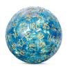 DNDND Resin D100 Dice Light Blue100 Sided Dice with Foil Paper Inside with Translucent Organza Bag for Dungeon and Dragons view 1