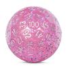 DNDND D100 Die with Pink Chameleon Powder Inside with Translucent Pouch for D&D Dungeon and Dragons view 1