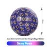 DNDND Galaxy Purple Resin D100 Dice 100 Sided Dice with Translucent Organza Bag for DND Dungeon and Dragons view 2