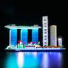 Brick Shine Light kit for Architecture Singapore 21057(Model Set is not Included) (Classic) view 1