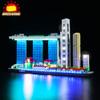 Brick Shine Light kit for Architecture Singapore 21057(Model Set is not Included) (Classic) view 2