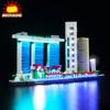 Brick Shine Light kit for Architecture Singapore 21057(Model Set is not Included) (Classic) view 3