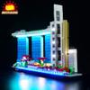 Brick Shine Light kit for Architecture Singapore 21057(Model Set is not Included) (Classic) view 4