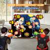 BananMelonBM Zombie Shooting Game Practice Target Toys Foam Blaster Setswith 2 Foam Dart Blasters 40 Foam DartsHalloween Indoor Activity Game for KidsCompatible with Nerf Guns view 2