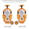 Battling Tops Burst B-184 Custom Bey Launcher LR Spin DB Layer System and B-11 Launcher Grip Metal Fusion Burst Starter String Launcher, Strong BeyLauncher Spinning Top Toys Accessories (Yellow) view 2