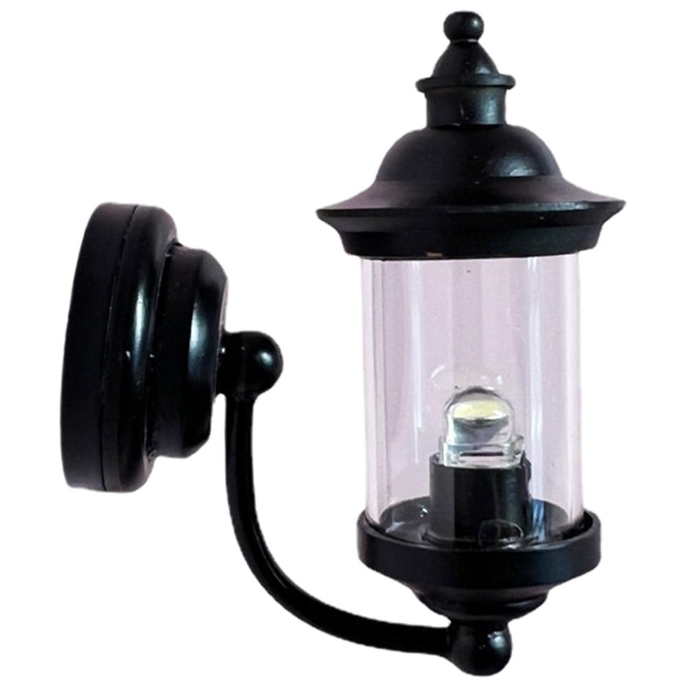 Amagogo Vintage Style Miniature Wall Lamp, LED Lamp Model for
