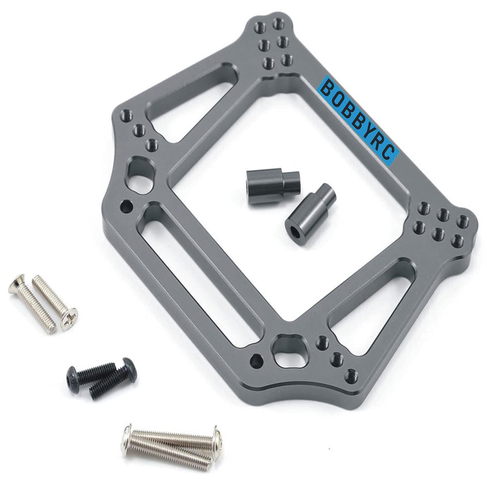STRC (Gunmetal) Aluminum Front Shock Tower for Traxxas 2wd Slash Stampede Rustler Bandit