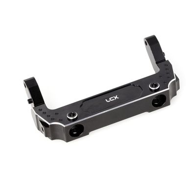 LCX Racing 1/6 RC Crawler Car Aluminum Front Bumper Mount Bracket Brace for RC Car Axial SCX6 AXI05000, Upgrades Parts Accessories (Front)