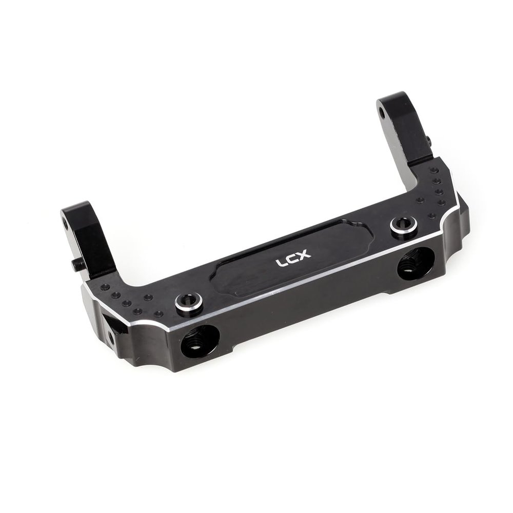 LCX Racing 1/6 RC Crawler Car Aluminum Front Bumper Mount Bracket Brace for RC Car Axial SCX6 AXI05000, Upgrades Parts Accessories (Front)