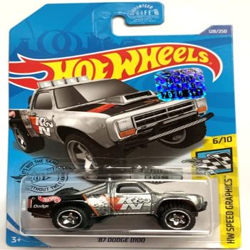DieCast Hotwheels Zamac '87 Dodge D100 - HW Speed Graphics 6/10 (2020 Factory Sealed)