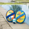 WAHU Water Grip Toss and Catch Ball Game Set with 1 Ball and 2 Adjustable Mitts, Outdoor Velcro Catch Beach Toys Set, Blue/Light Blue view 2