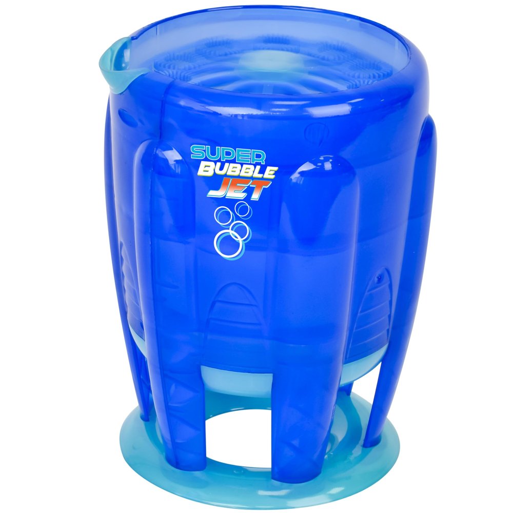 Maxx Bubbles Super Bubble Jet, Portable Automatic Bubble Machine for Kids, High Output Outdoor Fun Toy with Bubble Solution Included, Blue