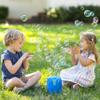 Maxx Bubbles Super Bubble Jet, Portable Automatic Bubble Machine for Kids, High Output Outdoor Fun Toy with Bubble Solution Included, Blue view 3
