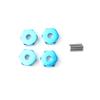 KingVal Replacement 4PCS Metal Wheel Hex Drive Hubs Hexagonal Adapter Combiner Compatible with WLtoys 12428 12427 12423 12628 A949 A959 A969 A979 K929 RC Car view 2