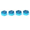 KingVal Replacement 4PCS Metal Wheel Hex Drive Hubs Hexagonal Adapter Combiner Compatible with WLtoys 12428 12427 12423 12628 A949 A959 A969 A979 K929 RC Car view 4