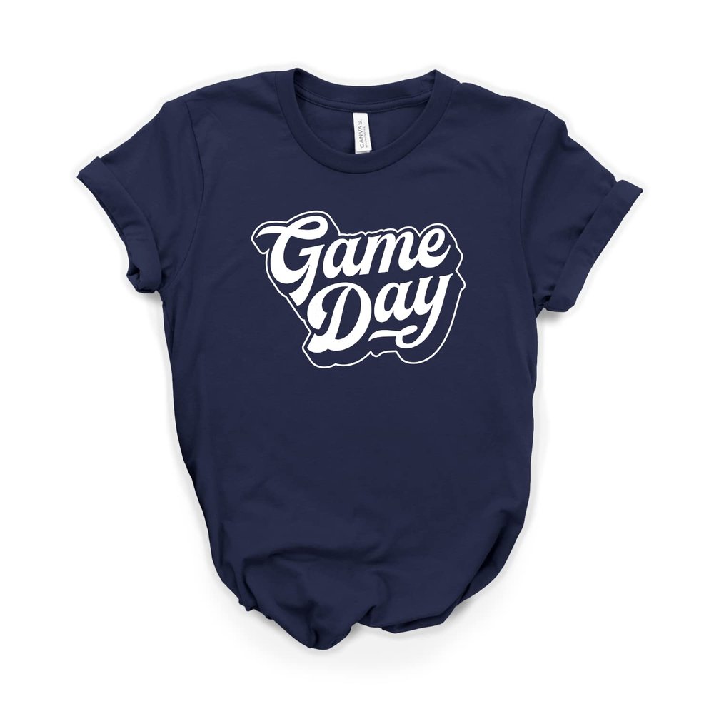 Football Shirt - Game Day Shirt - Game Day - Football Mom Shirt - College & High School Football - Football Season - Softstyle Unisex Shirt