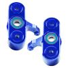 ACEKEEPS 2-Pack Front Steering Knuckles Caster Blocks C-Hubs w/Bearings Upgrade Parts for Arrma RC 1/8 Typhon Talion 1/7 Felony Mojave Limitless Car, Replace AR330187 (Navy Blue) view 3
