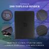 TopDeck 200 TopLoader Binder - 9 Pocket Card Binder Album - TCG Secure Storage Sleeves - Compatible with Yugioh, Magic the Gathering, Pokemon and More - Trading and Sports Card Holder view 3