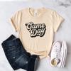 Football Shirt, Game Day Shirt, Game Day, Football Mom, College & High School Season, Softstyle Unisex Tee view 2