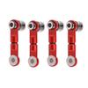 ACEKEEPS 4-Pack Aluminum Anti-Roll Narrow Sway Bar Suspension Arm Linkages Upgrade Parts for ARRMA RC 1/10 Senton 1/8 Typhon Kraton Talion 1/7 Felony Infraction Limitless Car (Red) view 2