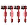 ACEKEEPS 4-Pack Aluminum Anti-Roll Narrow Sway Bar Suspension Arm Linkages Upgrade Parts for ARRMA RC 1/10 Senton 1/8 Typhon Kraton Talion 1/7 Felony Infraction Limitless Car (Red) view 4