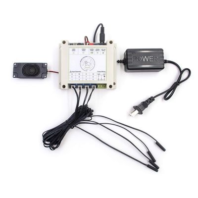 BearHoHo Escape Room Props Magnetic Props Put Magnet Sensor in Right Order to Release Lock Control 12 EM Lock for Player Exit Room Game (10 Sensor, Without Audio)