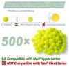 500 Rounds Refill Pack Balls Ammo for Nerf Hyper Blaster Series Stock Up Hyper Games view 2
