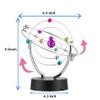 CHANGSHUN Electronic Perpetual Motion Battery Operated Home Office Desk Ornament (Solar System) view 2