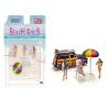 1 Beach Chaise and 1 Beach Umbrella for 1/64 Scale Models by American Diorama view 3