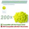 200 Rounds Refill Balls Ammo for Nerf Hyper Blaster Series Stock Up Hyper Games view 2