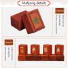 SHATONG Chinese Mahjong 144 Tiles Game Set,pterocarpus Indicus,Mahjong Teaching Books,Wind Indicator,3 Dice and Mahjong Mat,for Chinese Style Game Play view 4