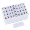 SHATONG Chinese Mahjong Set 144 Acrylic Material Tiles,4 Spare Tiles, 3 Dice and a Wind Indicator,Chinese Mahjong Complete Game Set with Mahjong Mat ANG Storage Case view 1