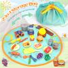 REZUCREY Kids Camping Toys Set, Pretend Play with Campfire, Pretend Cutting Food for Play Kitchen Camping Gear for Kitchen Indoor Outdoor Camping Toys for Kids Toddlers Boys Age 3 4 5 6 7 8+ view 2