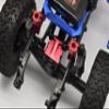 Axial 1:24 SCX24 Deadbolt AXI90081 Upgrade Parts Aluminum Rear Upper Tie Rod Connector - 3Pc Set Green view 2