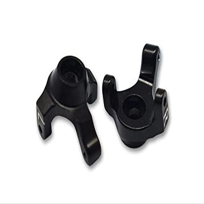 Axial 1:24 SCX24 Deadbolt AXI90081 Upgrade Parts Aluminum Front Knuckle Arm - 2Pc Set Black
