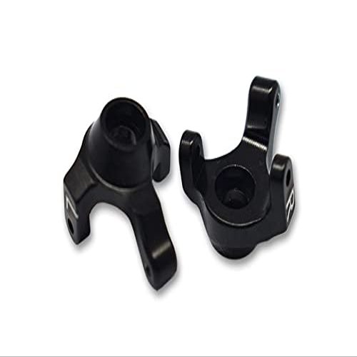 Axial 1:24 SCX24 Deadbolt AXI90081 Upgrade Parts Aluminum Front Knuckle Arm - 2Pc Set Black