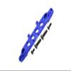 Aluminum Front Chassis Brace For Axial 1/6 SCX6 Jeep JLU Wrangler AXI05000-5Pc Set Blue view 1