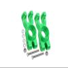 Team Corally 1/10 Sketer XL4S C-00191 Upgrade Parts Aluminum Rear Knuckle Arm - 10Pc Set Green view 1